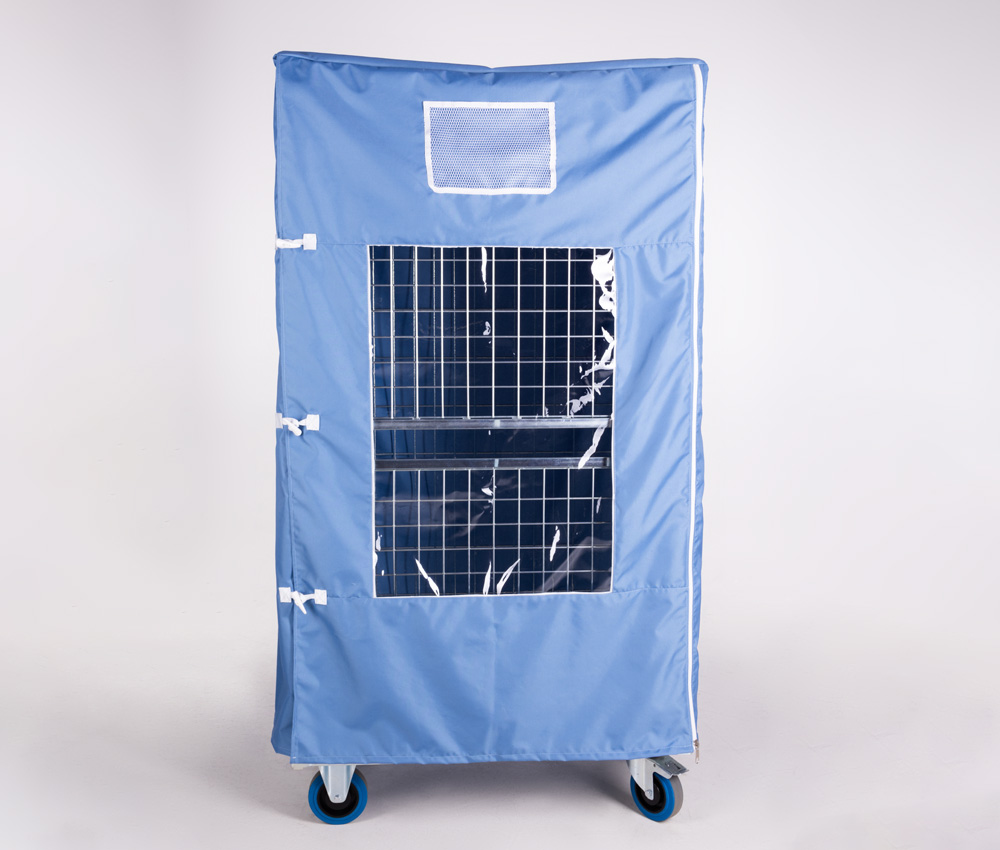 Copricontainer esterno con due file di bottoni, Elementi aggiuntivi Inserto trasparente, immagine del prodotto 1