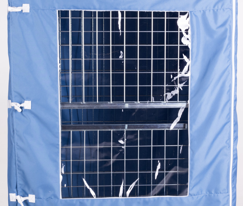 Copricontainer esterno con due file di bottoni, Elementi aggiuntivi Inserto trasparente, immagine del prodotto 2